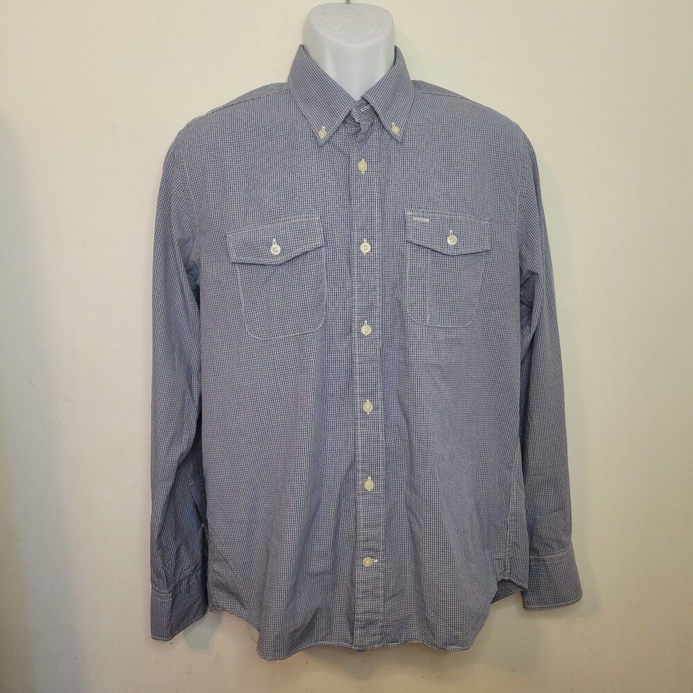 Tommy‎ Hilfiger Men’s Medium Slim Fit Button Down Shirt 100% Cotton Long Sleeve